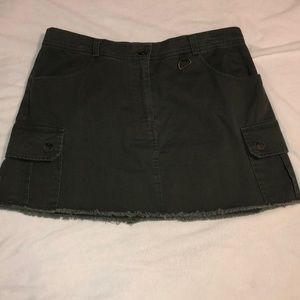 Cargo mini skirt
